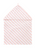 Purebaby Pink Striped Hooded Towel