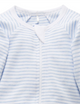 Purebaby Light Blue Stripe Growsuit