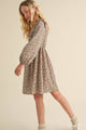 Heart & Arrow Smocked Rront Dress