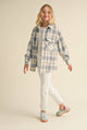 Heart & Arrow Plaid Shacket