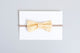 Simply Ellie Yellow Gingham Cotton Bow