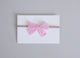 pink velvet bow