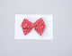 Simply Ellie Red & White Polka Dot Cotton Bow