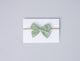 Simply Ellie Green Gingham Cotton Bow