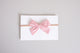 Simply Ellie Dark Pink and White Striped Bow