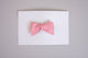 Simply Ellie Pink Classic Style Leather Bow