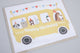 The Beautiful Project School Bus Birthday Card