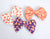 Simply Ellie White Candy Corn Cotton Bow
