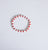 Simply Ellie White and Red Bracelet
