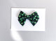 Simply Ellie Black and Green Shamrock Bow