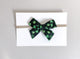 Simply Ellie Black and Green Shamrock Bow