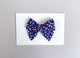 Simply Ellie Navy Floral Bow
