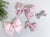 Simply Ellie Pink and Gray Floral Bow