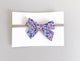 Simply Ellie Red White and Blue Speckled Bow