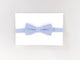 Simply Ellie Blue and White Striped Bow Tie