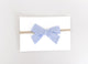 Simply Ellie Blue and White Striped Bow
