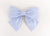 Simply Ellie Large Blue and White Striped Bow